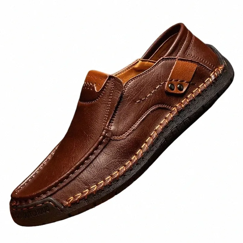 Men's Leather Loafers: Comfortable Slip-On Driving Shoes Soft Penny  Loafers, Lightweight Casual Comfort, Hot Sale!