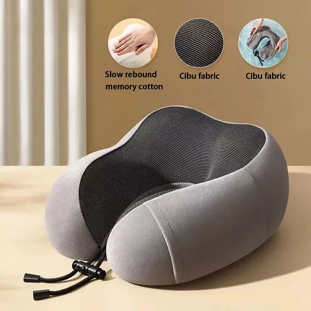 Save Big on Bulk U Shaped Memory Foam Neck Pillow Neck Support Pillow:  Memory Foam U Shaped Travel Pillow For Airplane, Car, And Home Use;  Lightweight