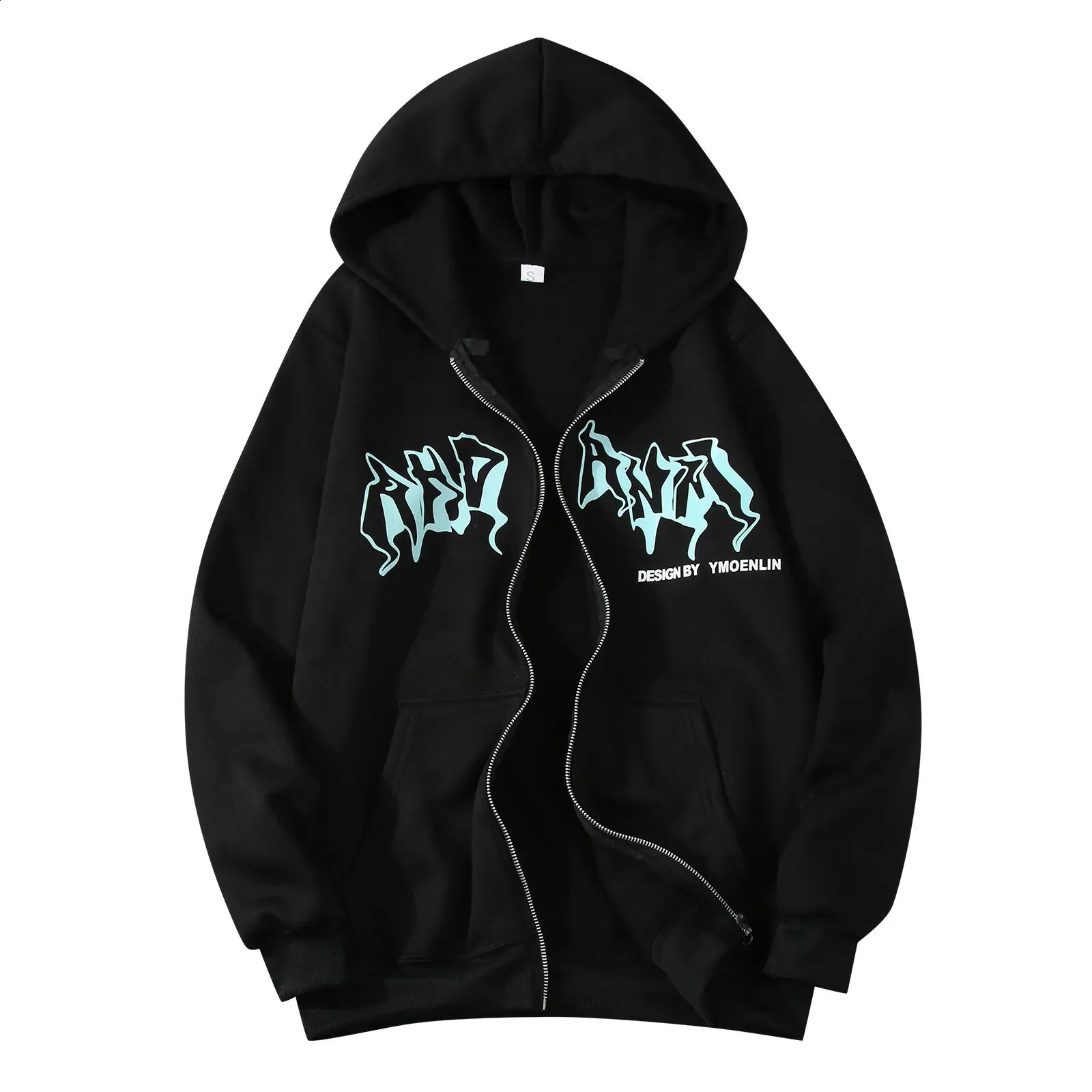 Zip Up Hoodie Sport Sweatshirt Acetate TAT Material Four Seasons 
