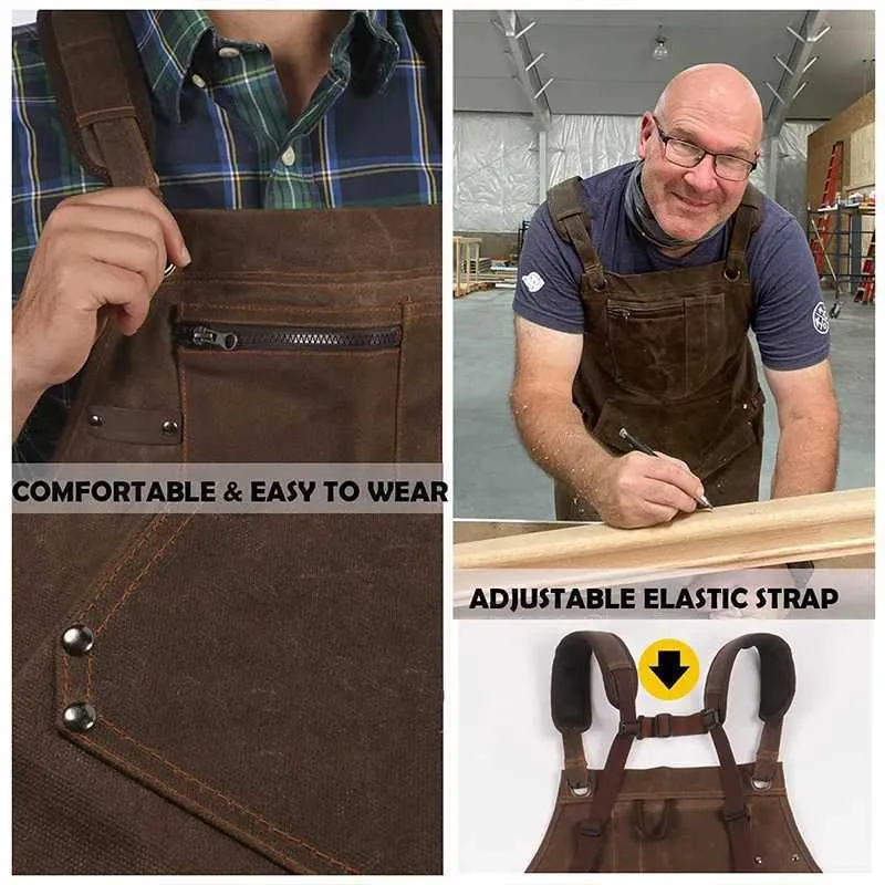 ManXJ240731 Waterproof Waxed Canvas Aprons ... From Swagger_fashion ...