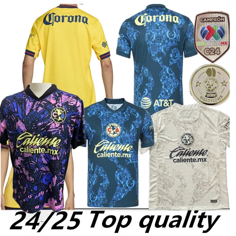 Club America Soccer Jersey /25 Liga MX Home, Away Third Kits Sizes  S-4XL Featuring Henry, Quiñones More!