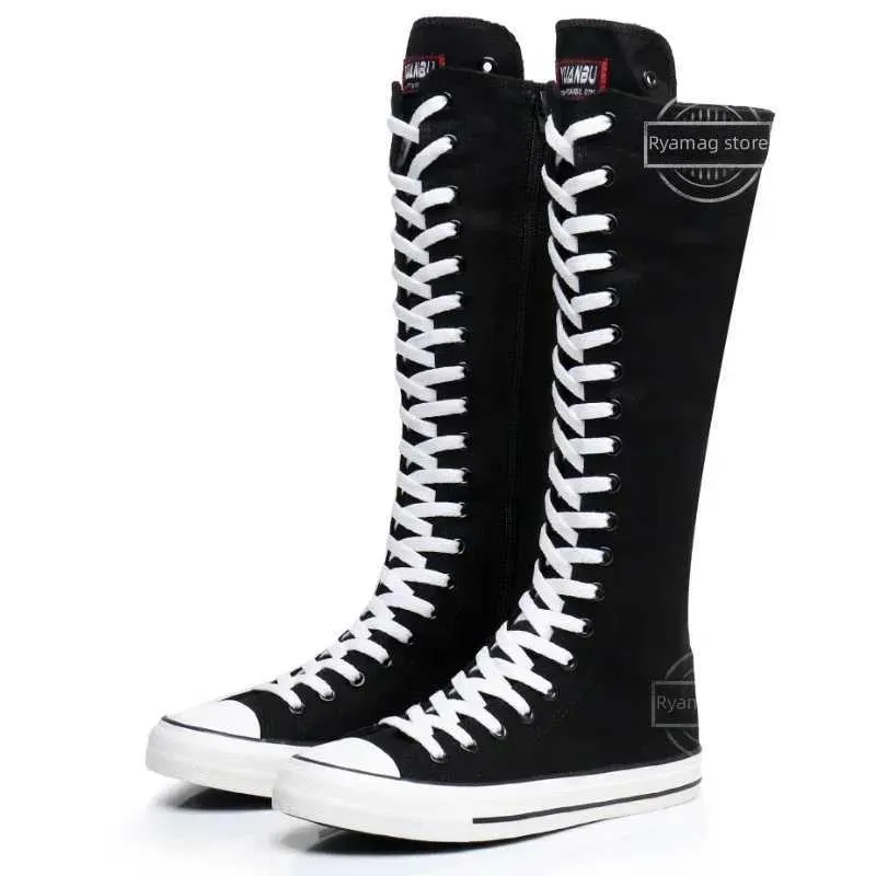 DHgate.com:High Top Canvas Sneakers: Trendy Lace-Up Zipper