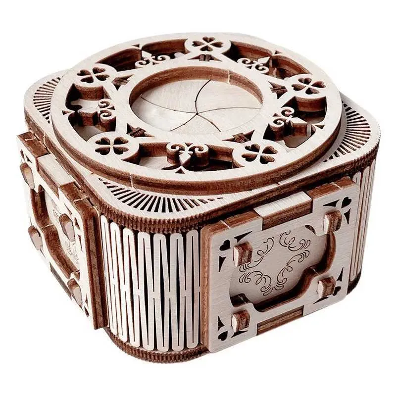 DIY Wooden Music Box 3D Puzzle Building Kits - Assemble Your Own ...