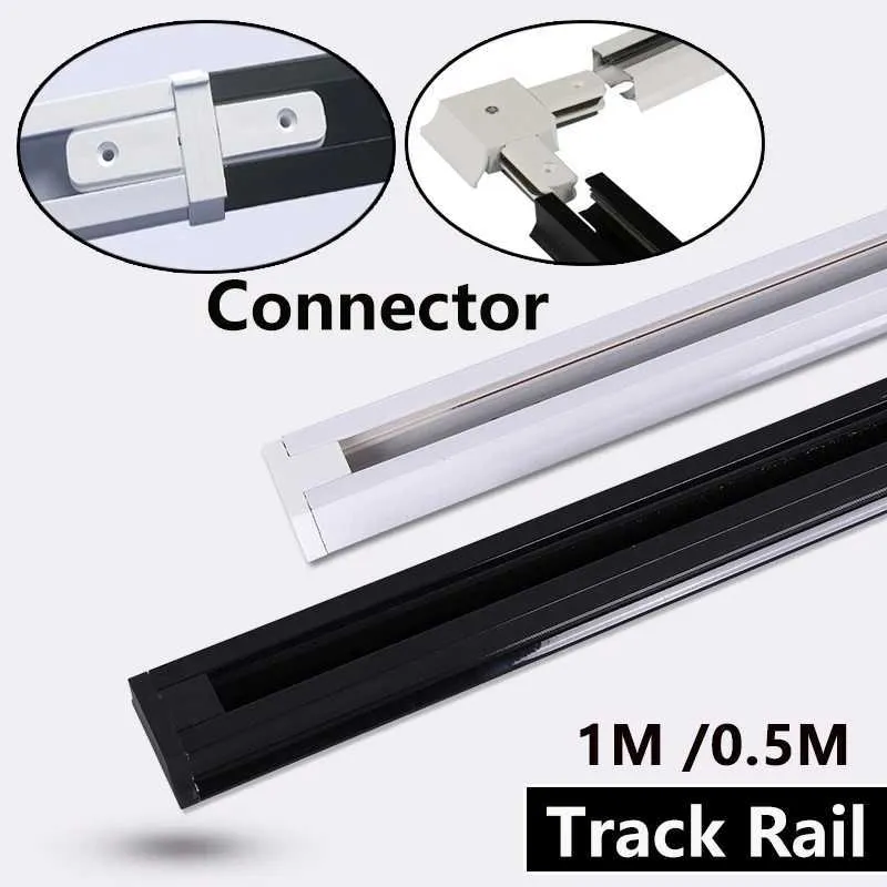 LED Track Light Rail 0.5M 1M Aluminum 2 Wire... From Casual_love_l ...