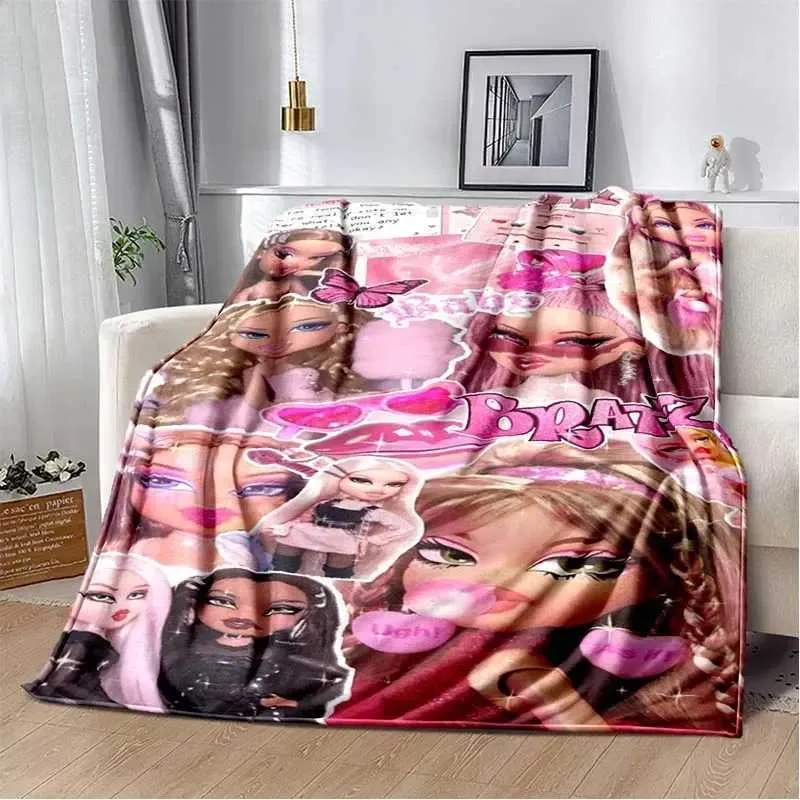 Katzendecke Aus Weichem Flanell – Süßes Katzenmotiv, 127x152 Cm, Kuschelige Überwurfdecke Für Couch & Bett