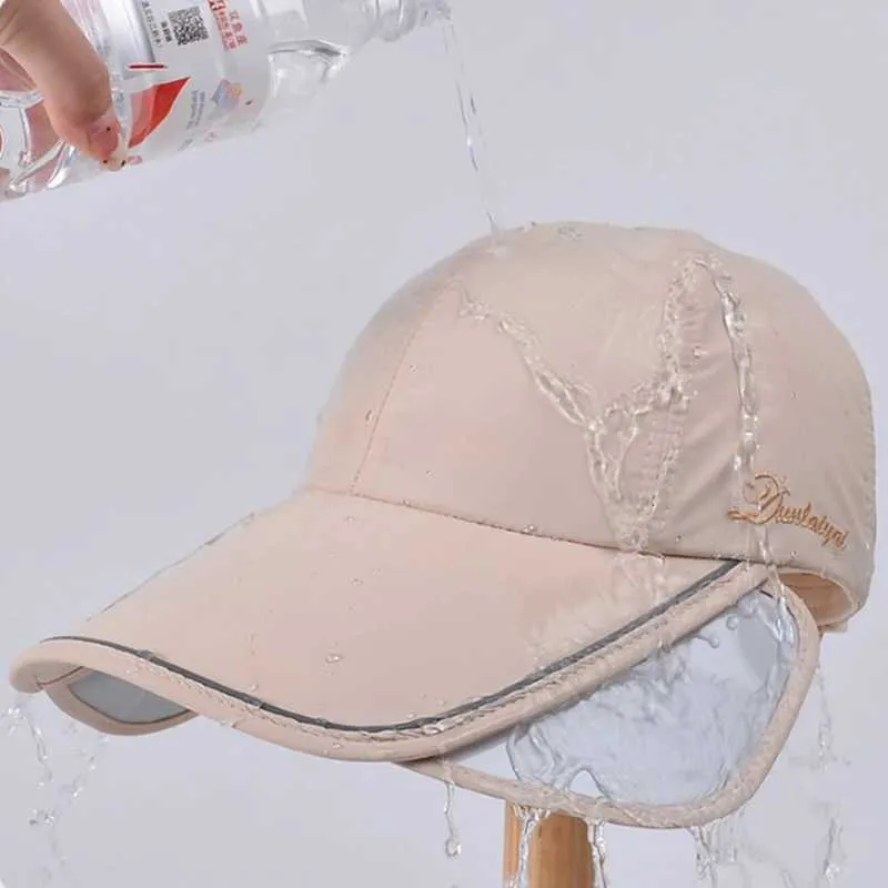 Womens Retractable Brim Sun Hat - UPF 50+ UV Protection  display picture 2