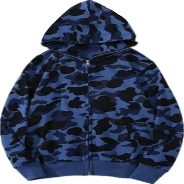 Felpa con cappuccio B APE Giacca jogger sportivo pullover in pile felpa girocollo nero hip hop felpa con cappuccio Uomo mimetico_voghion.com