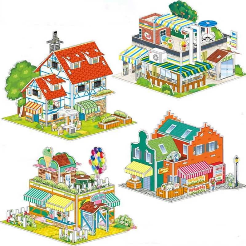 Paper Puzzle Model M240731 3D Paper Puzzle Models Handmade DIY World... From Kam_wo_court1 ...