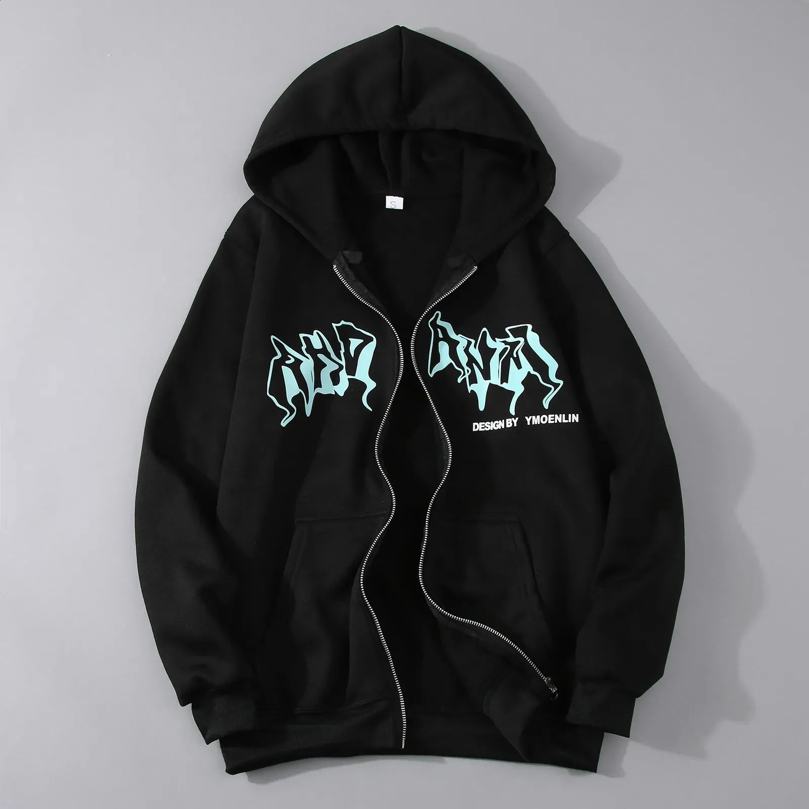 Unisex Sport Acetate Jacket Spring Trip Zip Up Hoodie Lightweight