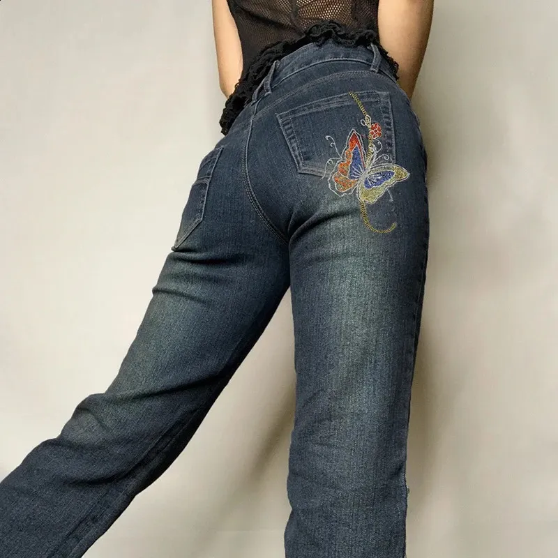 パンツ y2k black denim flare buggypants archive DHgate.com:Y2K Baggy Flare Jeans - Oversized Black Denim
