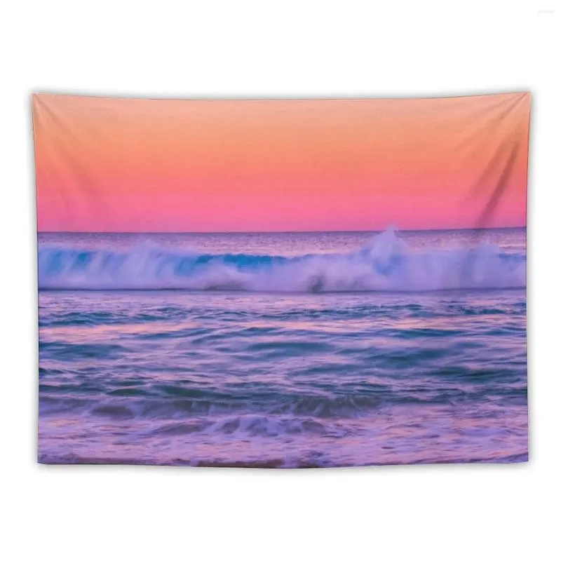 Tapestries Dreamy Ocean Waves Tapestry Cute Room Decor Wall Hangings Decoration Christmas House Decorations