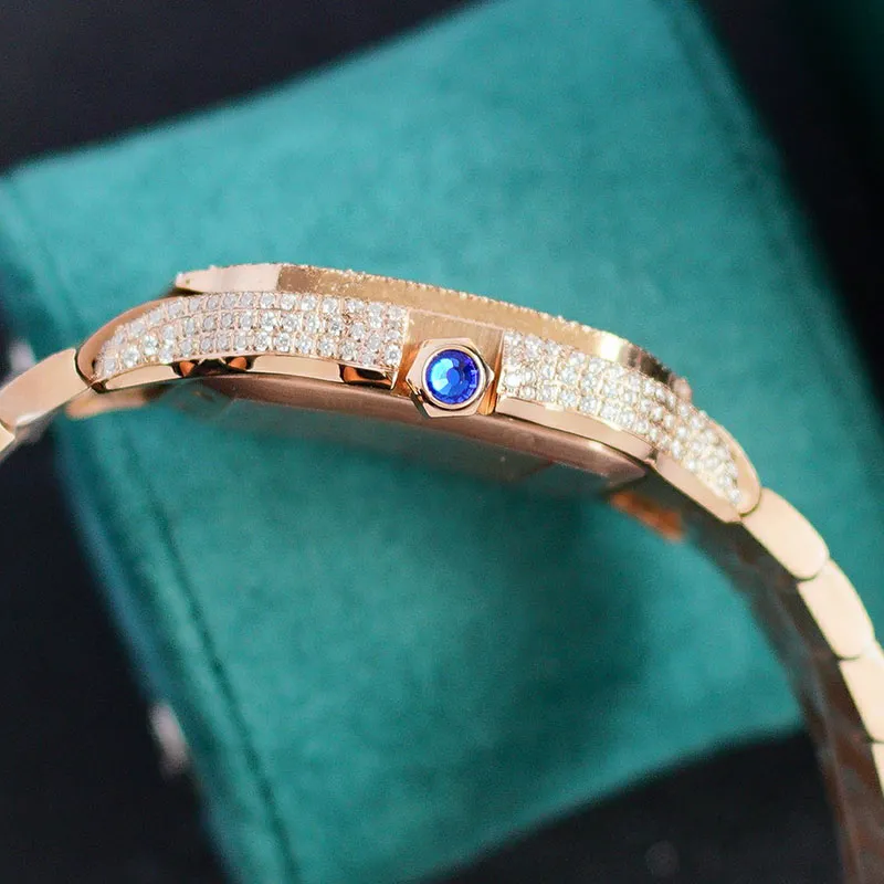 Мужские часы с бриллиантами Дизайнерские часы для мужчин Автоматические механические механизмы 40 мм Водонепроницаемый браслет Сапфир из нержавеющей стали 904L Наручные часы Montre de Luxe