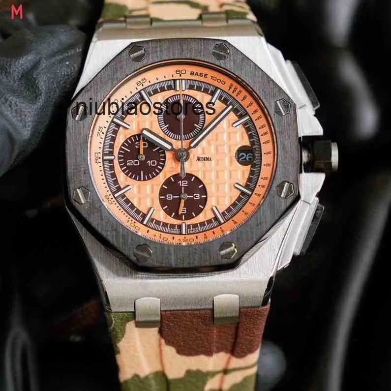 Montre de luxe pour hommes, montres mécaniques, deuxième mode, mouvement à bande de Camouflage, marque suisse, montres de Sport