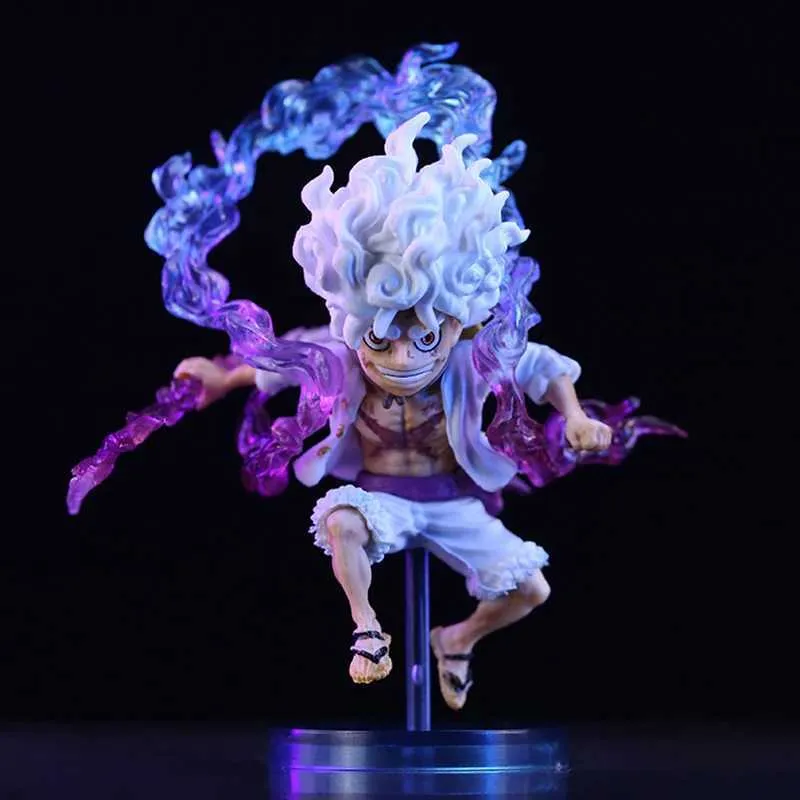 أنيمي مانغا 10 سم تماثيل واحدة التماثيل Luffy Gear 5 Figure Sun God Niko Action Figures WCF Dolls PVC تمثال تم تجميع الألعاب 240401
