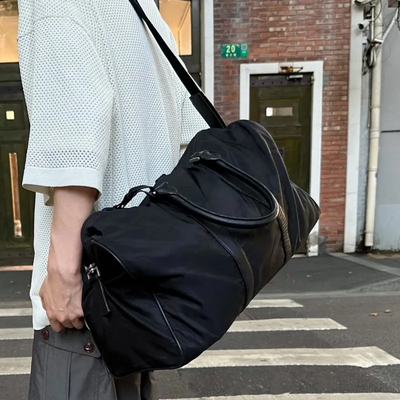 Wasserdichte Reisetasche aus Fallschirm-Nylon mit großem Fassungsvermögen, Fitness-Sporttasche, Einzelschulter-Crossbody-Hand-Business-Tasche