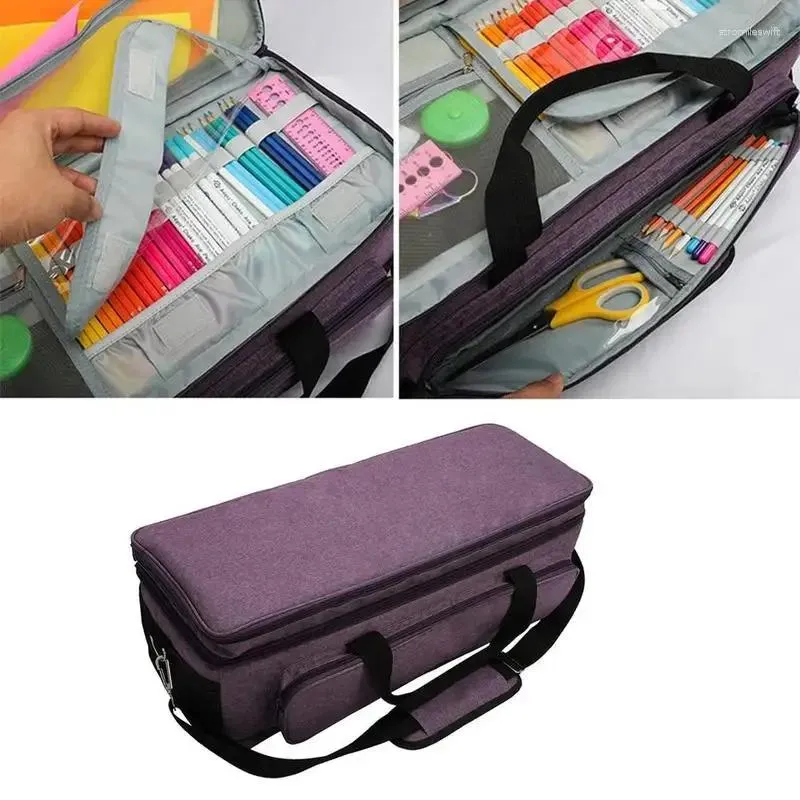 Storage Bags Hine Mak T7n8 Carrying Cricut Large Oxford Die Bag for Durable Capacity Pro Set Organizer Cut Tool