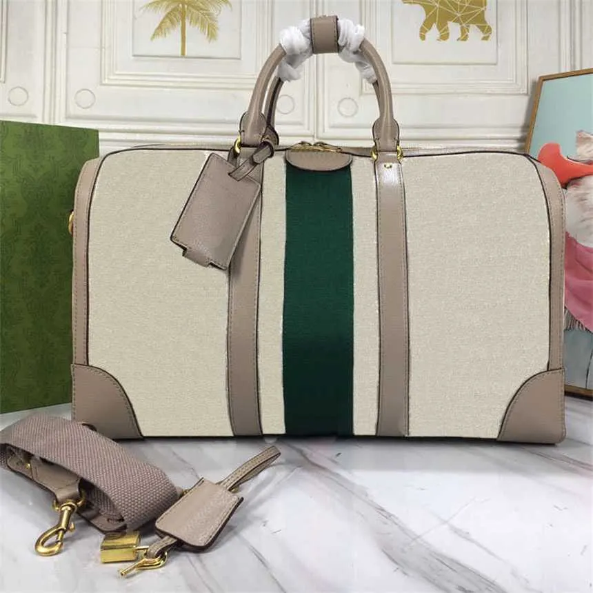 HOT designer Duffle Bags 45CM Women gprint Travel Bag Men Classic Duffel Suitcase Hand Luggage bag Unisex designer tote handbag 240115