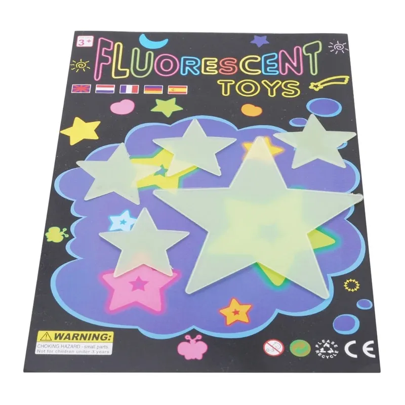 2024 STARS Moon Glow in the Dark Kids slaapkamer Lumineuze fluorescerende thuiswandstickers Sticker Diy Decoraties voor lichtglows in het donker