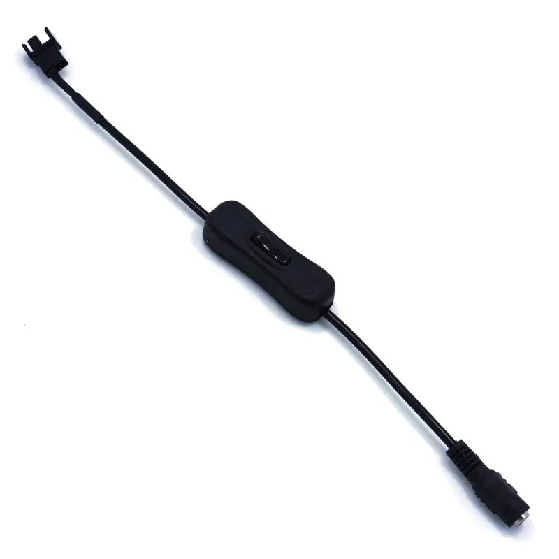 DC5521 to 4 Pin cable tv for Computer Case CPU Cooling Fan Power ...