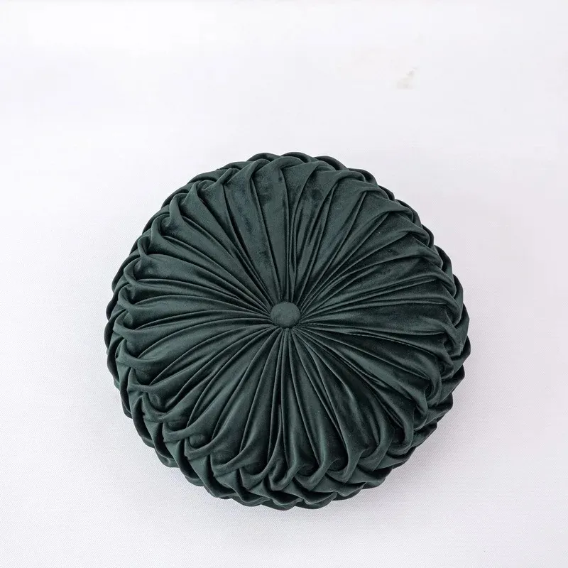 2024 Round Solid Seat Cushion Velvet Fabric Back Cushion Sofa Pillow Bed Pillowfor Round Solid Seat Cushion: