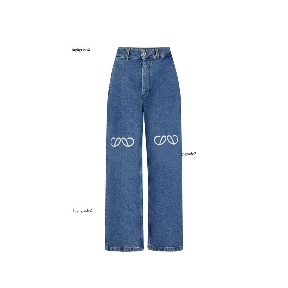 Designer jeans Broekspijpen Open vork Strakke Capri Denim broek Fleece toevoegen Dikker Warm Afslanken Jean Broek Merk Dameskleding Borduren Afdrukken loewew jeans