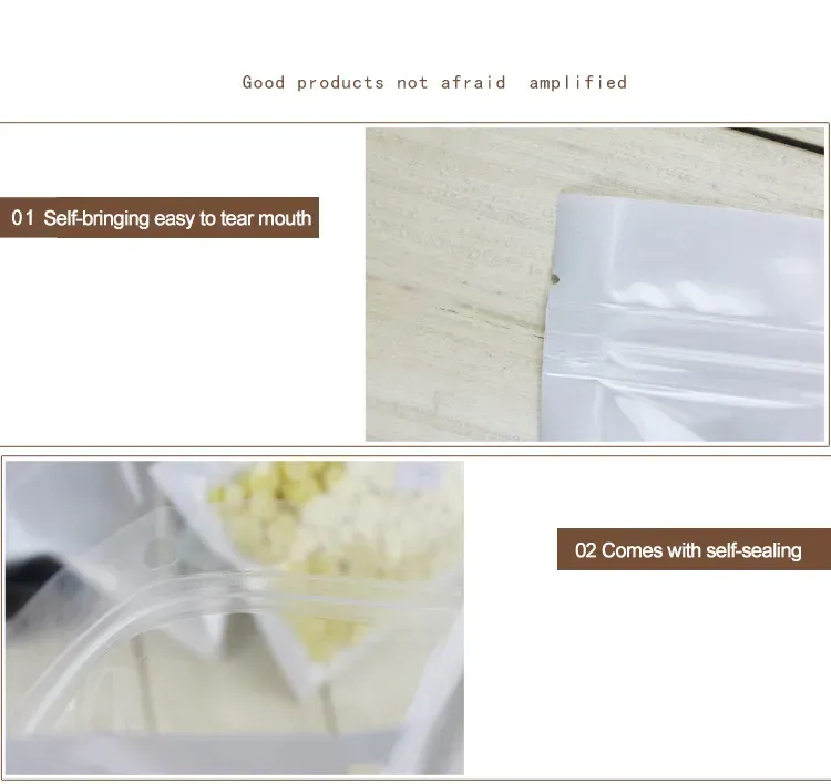 clear mylar plastic zip lock bags smell proof runtz  packaging poly self sealing baggies for mobile phone data line tea