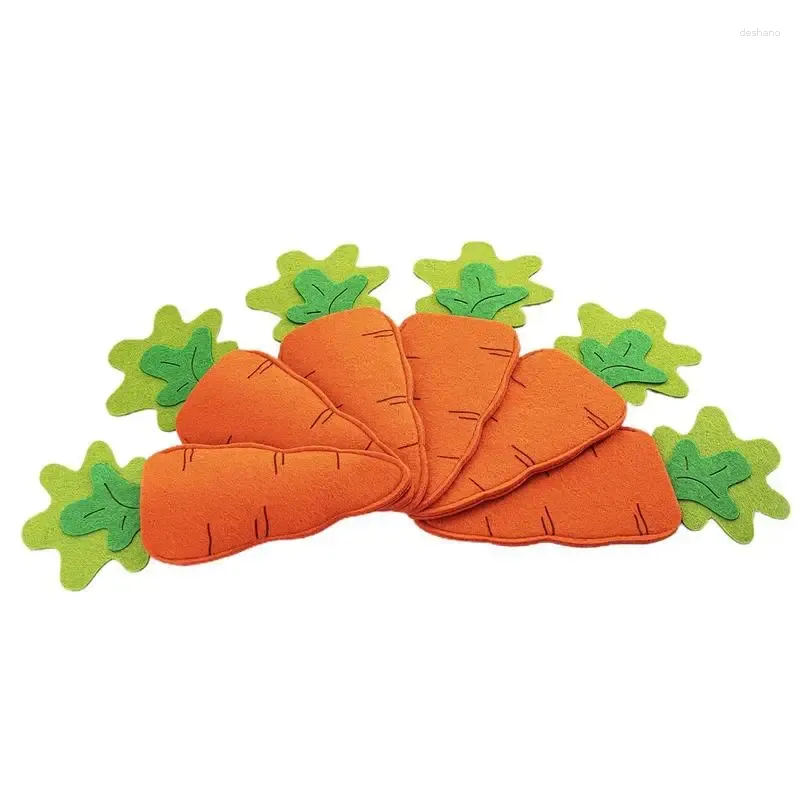 Decorazione per feste Portaposate per carota pasquale Custodia Decorazioni felici per la casa Accessori per la tavola Tavolo da pranzo da cucina