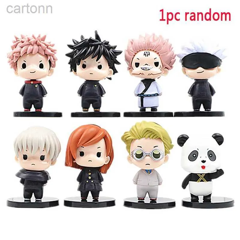 Anime mangá 1pc anime jujutsu kaisen figura de ação kugisaki nobara gojo satoru ryomen sukuna coleção estatuetas brinquedos presente 240401