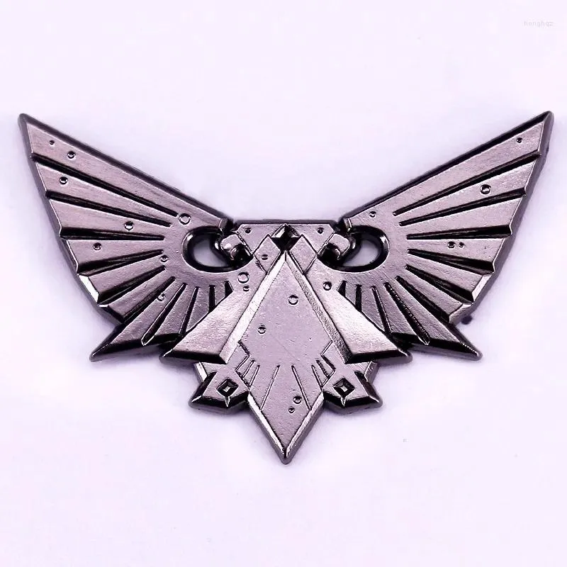 Brooches Aquila Enamel Pin Vintage Metal Badge Game Gamer Gift Jewelry Accessories