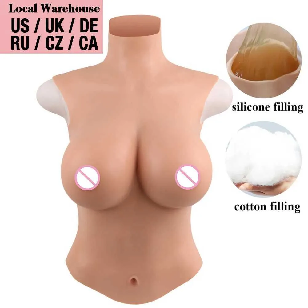 Almofada de mama U-Charmmore Formas de mama de silicone líquido Enormes peitos grandes para crossdressing transgênero cosplay masculino para feminino peitos sexcospy 240330