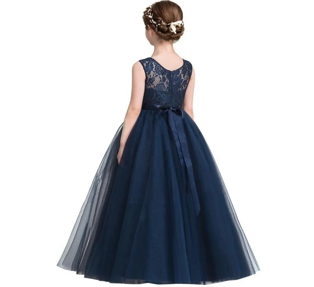 Girl039s Robes Enfants Princesse Robe Fille Parti Porter Fantaisie Enfants Longue Tulle Pour Fleur Robe De Mariage Bébé Vêtements 5 8 10 Yea4420831