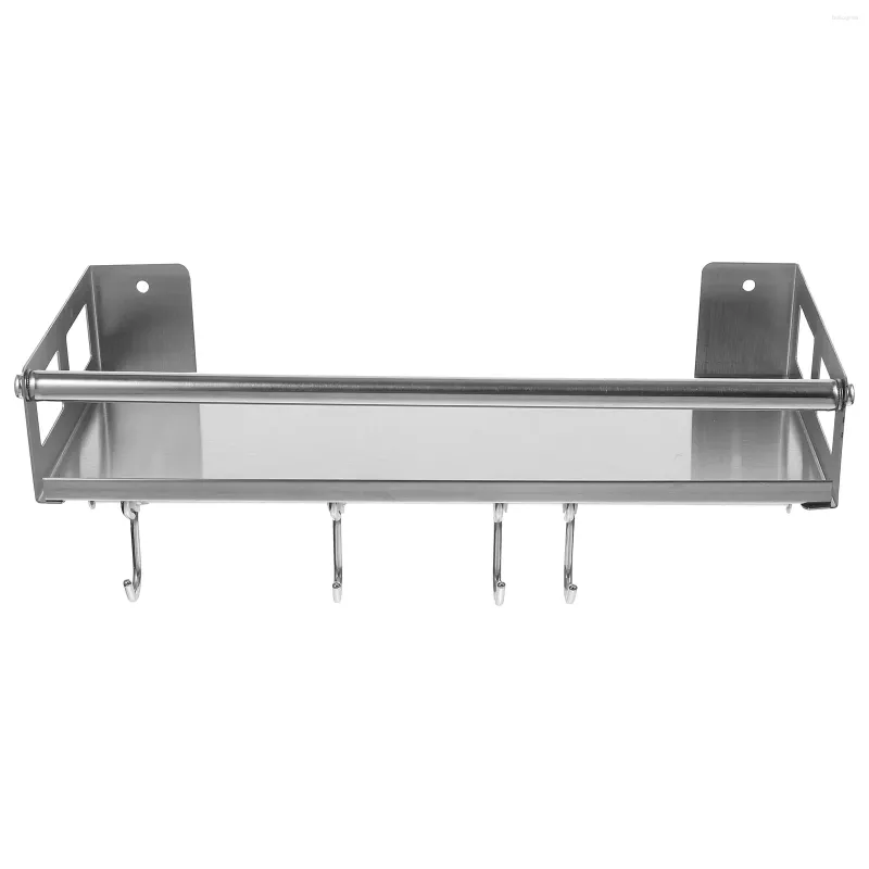 Scaffale per condimenti per la cucina Scaffale in metallo Scaffale Supporto versatile in acciaio inossidabile