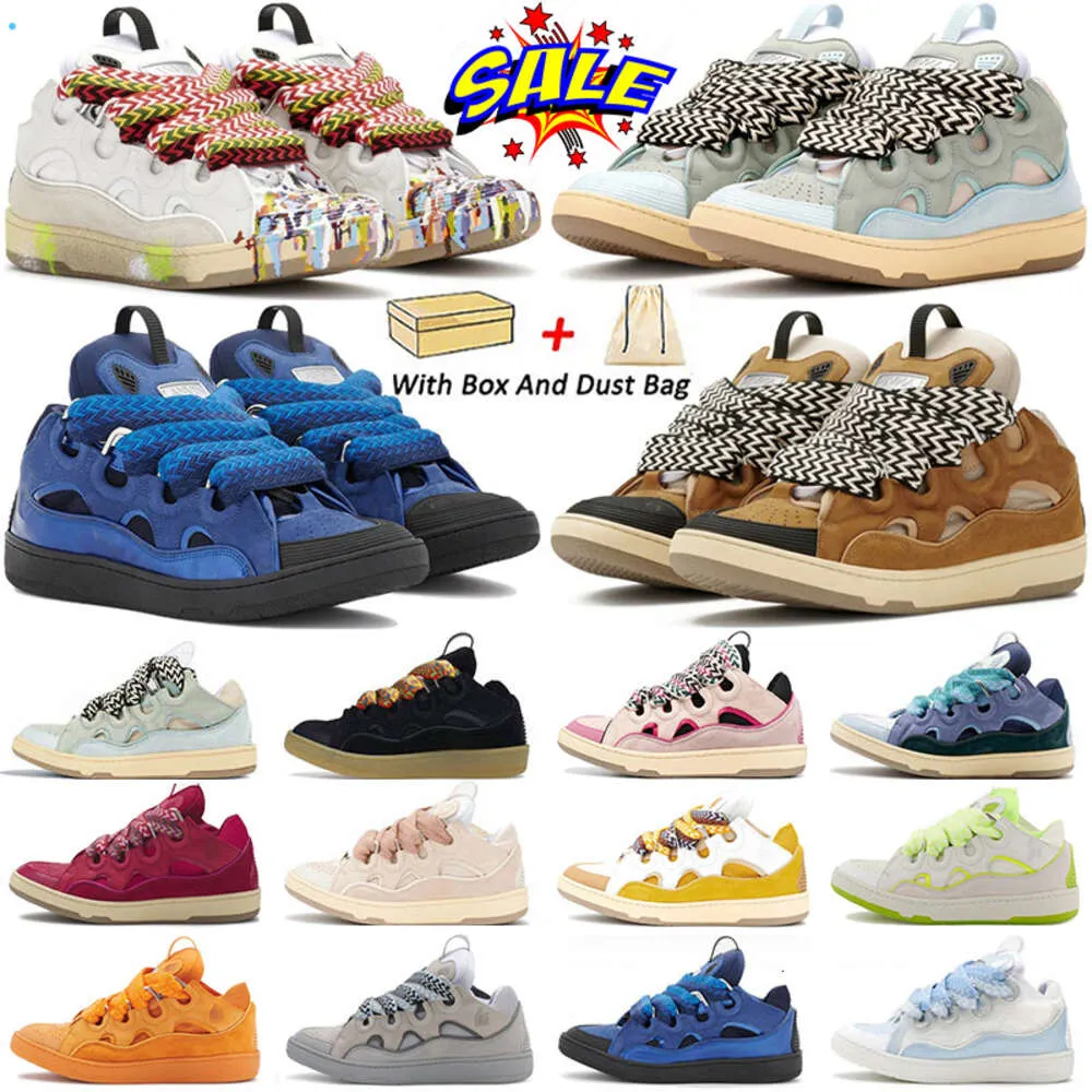 scarpe firmate sneakers straordinarie Sneakers in pelle Curb anni '90 in rilievo Scarpe da donna da uomo Piattaforma piatta in gomma moda scarpe schuhe Chaussures Lace-up taglia 35-46