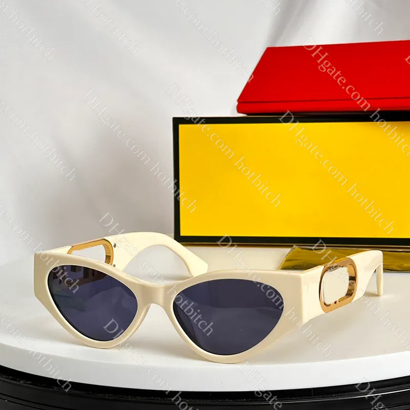 Полые золотые солнцезащитные очки с буквами. Дизайнерские женские солнцезащитные очки кошачий глаз. Высококачественные солнцезащитные очки 5A UV400. Модные мужские поляризованные солнцезащитные очки с коробкой.