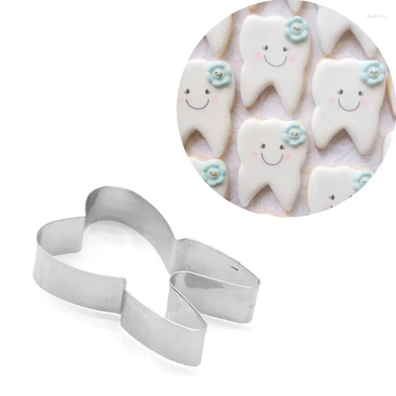 Bakvormen 1 Stuks Tanden Vorm Cookie Biscuit Craft Mallen Snijders Taart Decoreren Fondant Cutter Gereedschap Gebak Decoratie Tool