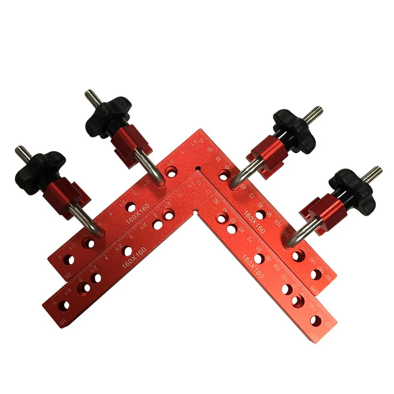 90 degree positioning block carpenter's right angle ruler panel fixing photo frame fixture aluminum alloy right angle fixing clip