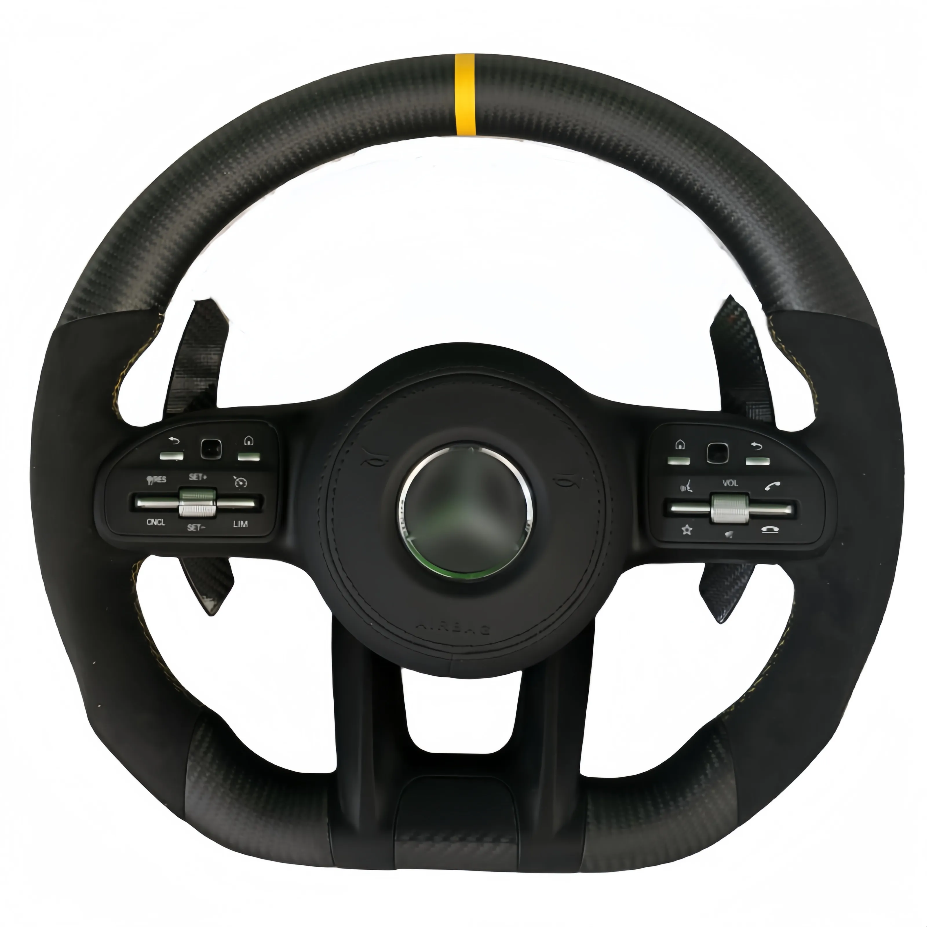 Suitable for Mercedes-Benz Amg W205 C43 C63 Gt Cls carbon fiber steering wheel