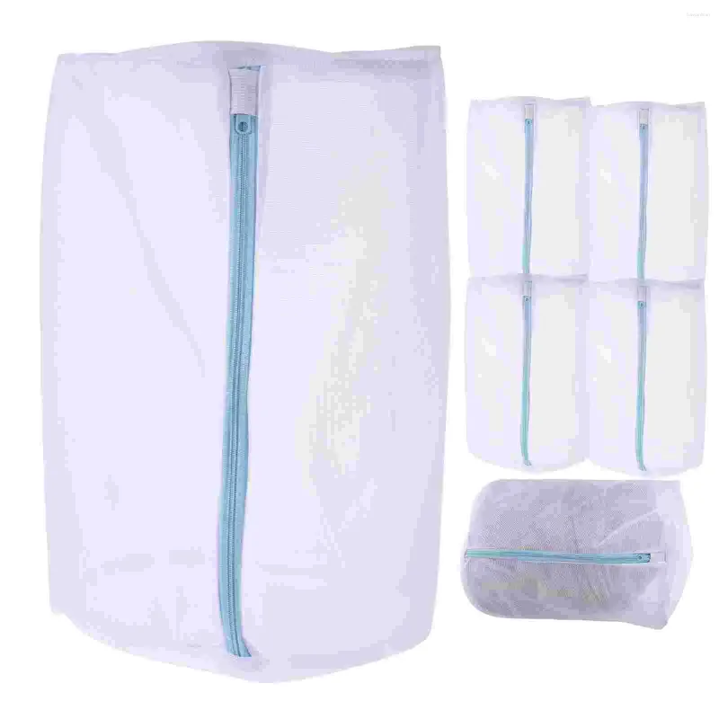 Waszakken 5 stuks polyester kledingzak lingerie mesh waskleding wasmachine voor huishoudelijke wasmachine
