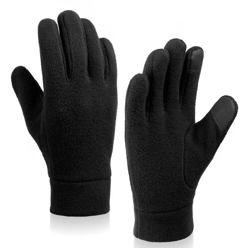 Gants hiver double polaire polaire écran tactile chaud à froid