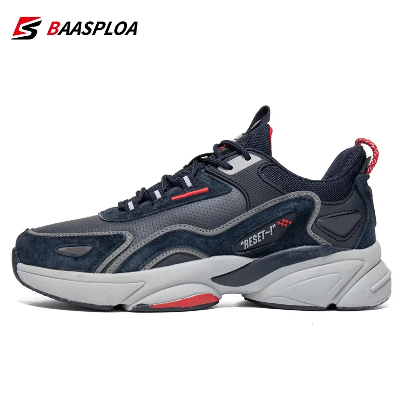 Shorts Baasploa Chaussures de course légères pour hommes 2023 Designer en cuir de créateur pour hommes baskets décontractées mâles de chaussures de sport extérieur tennis