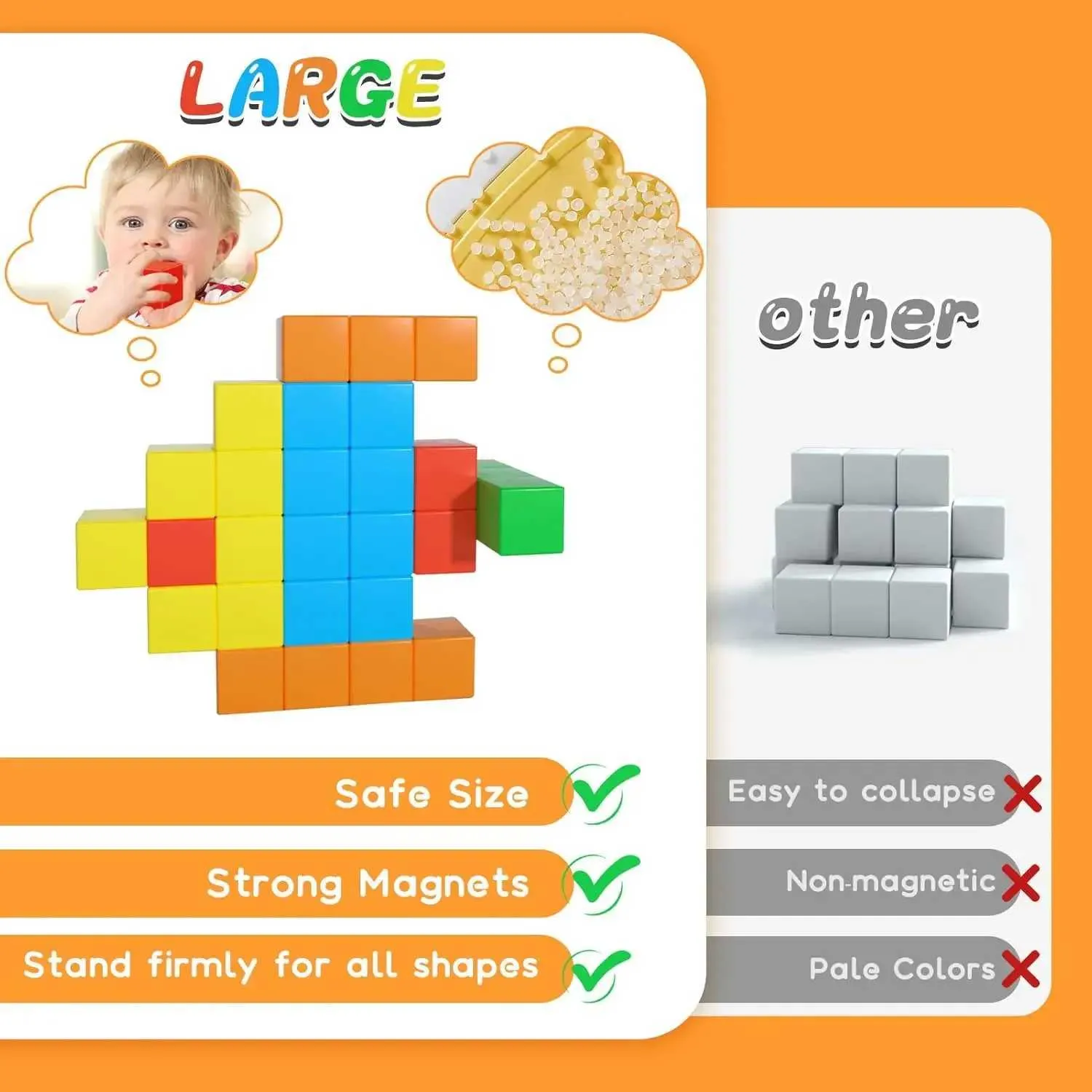 Ailuki magnetic blocks sale