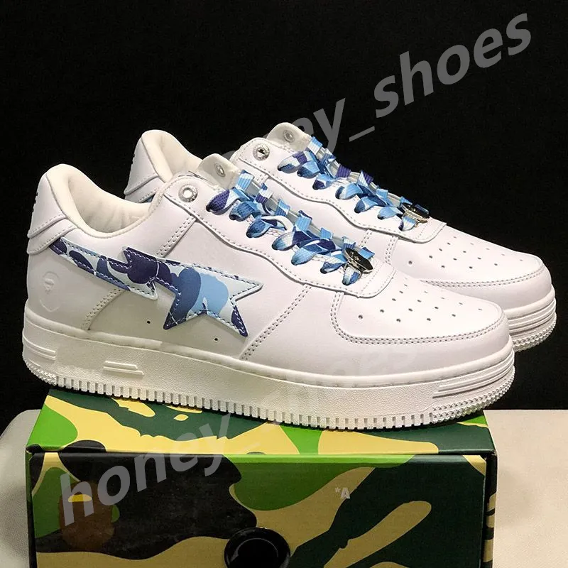 Baskets de créateurs Femmes Hommes Casual Chaussures Plate-forme Big A BATHING APE Camouflage STA MEDICOM TOY CAMO Sneaker KID Monkey Shape Bapstas Stars Chaussure 36-45 H41