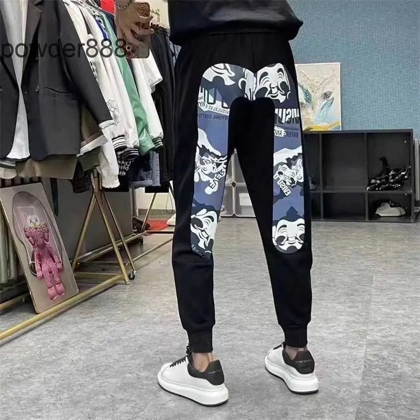 2024 Spring New Trendy Brand Fushen Micro Seal Big m Printing Leisure and Pants for Men Women