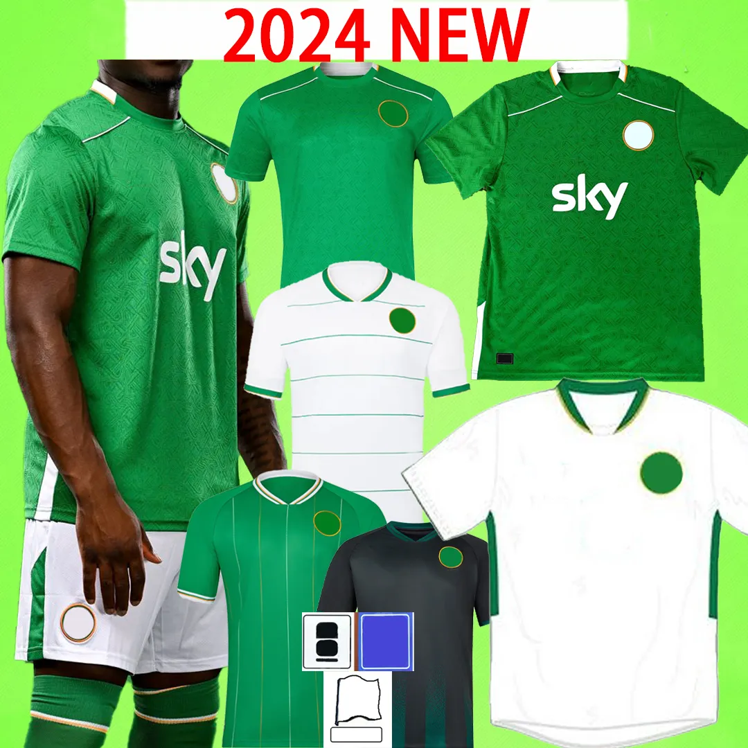 AWAY 2024 Ireland Soccer Jerseys DOHERTY DUFFY 22 23 24 Football shirt BRADY McCLEAN COYNE goalkeeper uniform boy special edition home 2025 McGRATH SHERIDAN kids kit