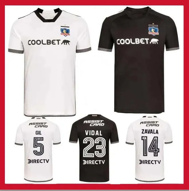 24 25 Colo Colo Futebol Jerseys Mulheres Vidal Bolados Parra D. Pizarro Pavez Palacios Fuentes Gil Wiemberg Zavala Benegas Falcon Homens Crianças Camisas de Futebol