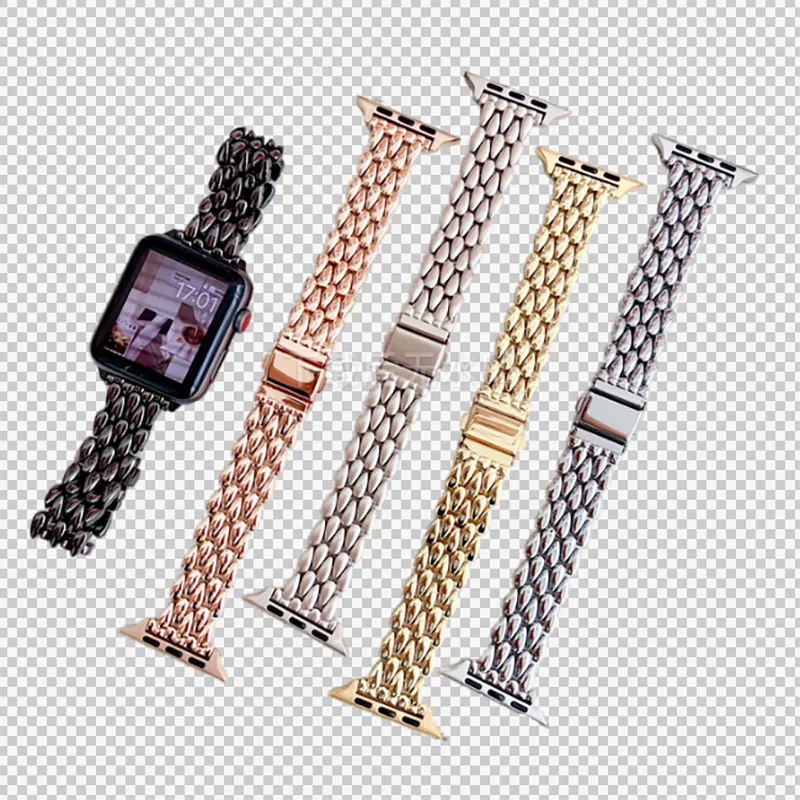 Cinturini per orologi in acciaio inossidabile Starlight Colors Series per Apple Watch Ultra 9 7 8 6 3 cinturini per bracciale cinturini per Iwatch 45mm 44mm 49mm 40mm 42mm 41mm 38mm Accessori