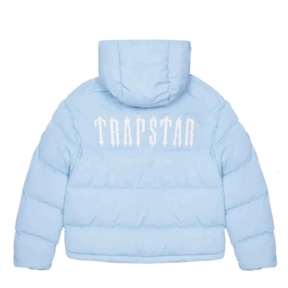 2024 Trapstar London décodé à capuche bouffante 2.0 dégradé noir veste hommes brodé thermique à capuche hiver manteau hauts kie668