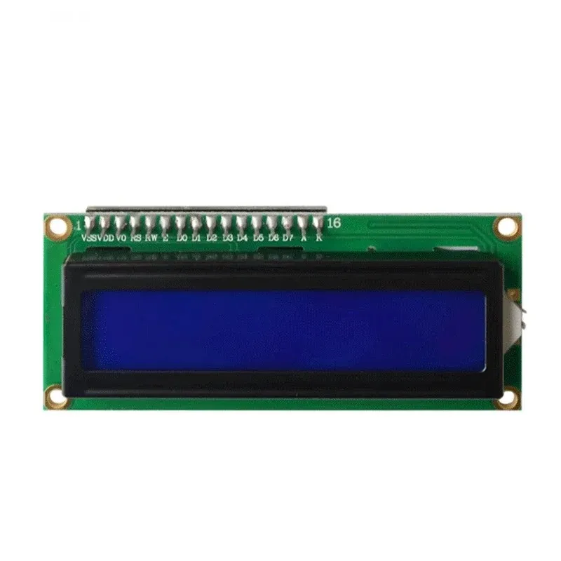 Lcd1602 1602 módulo lcd azul/amarelo tela verde 16x2 caracteres display lcd pcf8574t pcf8574 iic i2c interface 5v para arduino