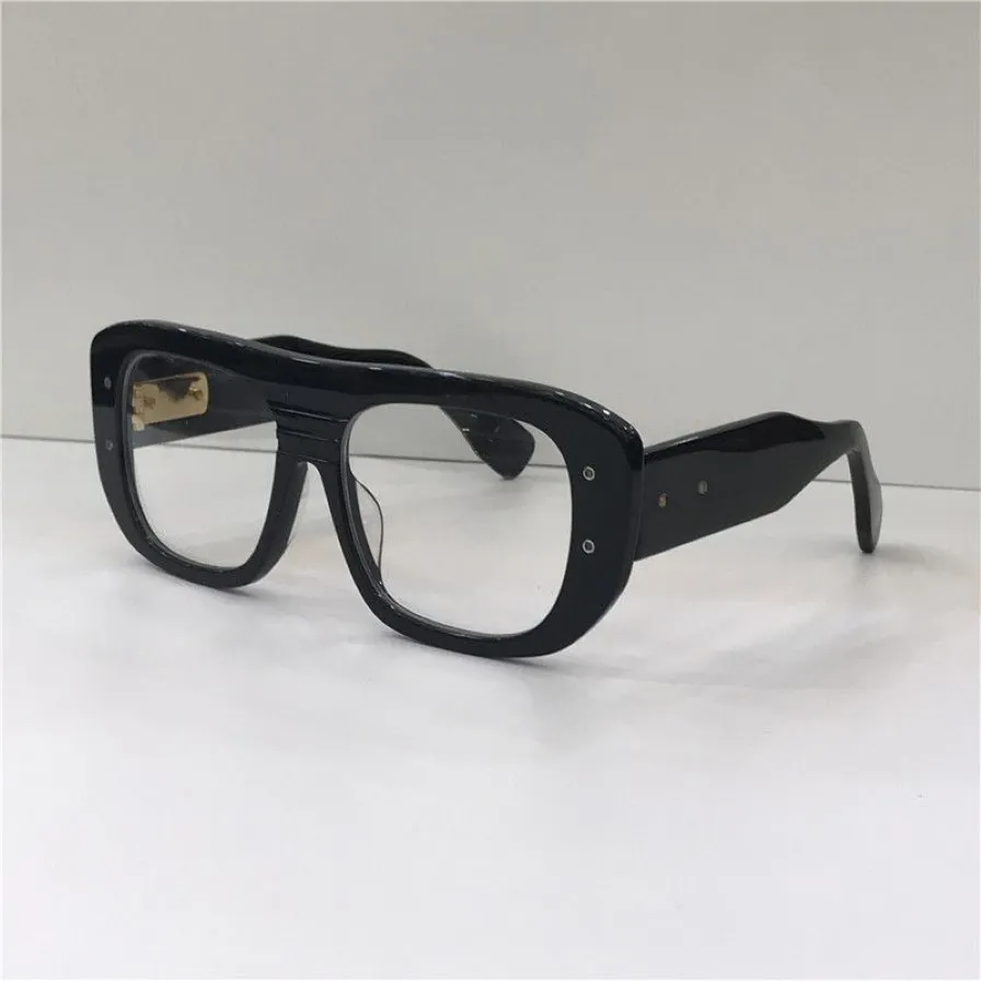 Modedesigner Optiska glasögon Gran Square Frame Retro enkel stil transparent glasögon toppkvalitetslinser med case202r