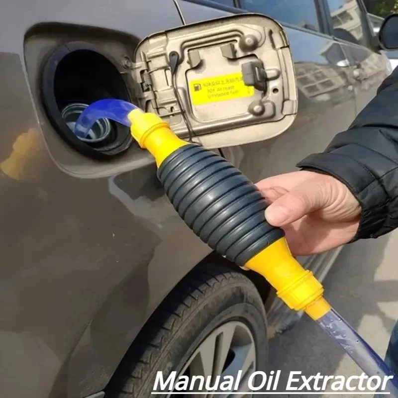 Pompa del carburante manuale Ventosa del serbatoio del carburante per auto Pompa del carburante per il trasferimento dell'olio Pompa manuale per liquidi diesel per benzina Risparmio carburante per benzina